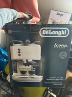 Delonghi Icona Vintage Koffiemachine, Afneembaar waterreservoir, Gebruikt, Koffiemachine, Gemalen koffie