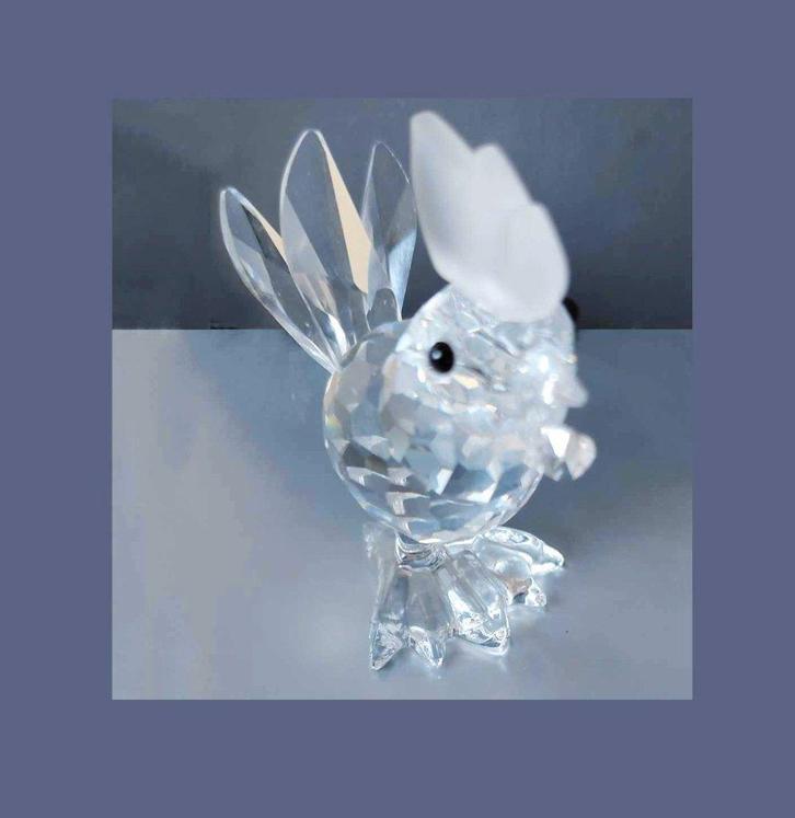 Swarovski Haan mini met doos en certificaat., Verzamelen, Swarovski, Zo goed als nieuw, Figuurtje, Ophalen of Verzenden