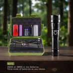 Oplaadbare Led Zaklamp, Ophalen of Verzenden, Nieuw, Batterij