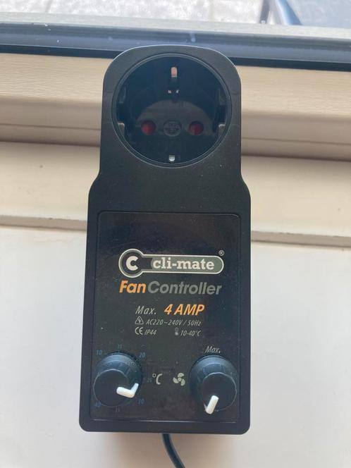 Cli-Mate Fan Controller met 4A thermostaat, Doe-het-zelf en Verbouw, Elektra en Kabels, Zo goed als nieuw, Ophalen of Verzenden