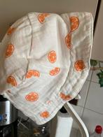 Zonnehoedje met sinaasappel print, Ophalen of Verzenden, Zo goed als nieuw, Meisje, Hoed
