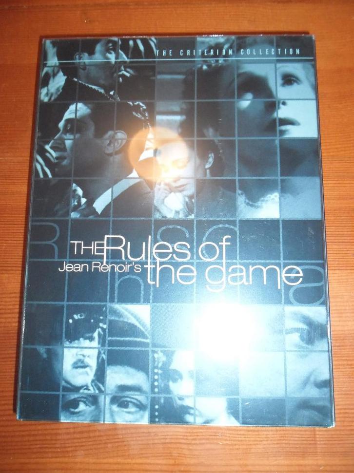 Jean Renoir The rules of the game criterion krasvrij 2DVD, Cd's en Dvd's, Dvd's | Klassiekers, Gebruikt, Drama, 1960 tot 1980