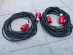 PCE CEE Verlengkabel 400V/16A +/-18 meter Krachtstroom, Ophalen of Verzenden, Zo goed als nieuw, Kabel of Snoer