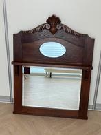 Antieke spiegel, Ophalen, Rechthoekig, 100 tot 150 cm