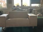 Design Nubuck Bank - Zandkleur, Ophalen, Gebruikt, 150 tot 200 cm, Tweepersoons