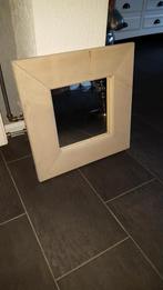Steigerhouten Spiegel Vierkant 53x53cm, Huis en Inrichting, Woonaccessoires | Spiegels, Vierkant, Nieuw, Ophalen of Verzenden