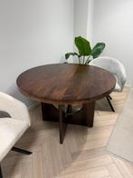 Eettafel Tafel Walnoot Rond Japandi MangoHout Design SALE‼️