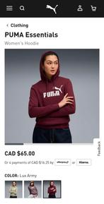 Puma Hoodie - Nieuw - Origineel, Ophalen, Puma, Nieuw, Maat 34 (XS) of kleiner