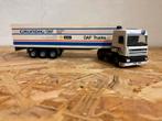 Tekno 1/50 DAF 95 Spacecab Model - Grundig/Shell Reclame, Ophalen of Verzenden, Gebruikt, Bus of Vrachtwagen, Overige merken