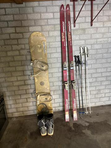 Fanatic snowboard Atomic skiën beschikbaar voor biedingen