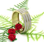 Prachtige ovale dames gouden armband., Sieraden, Tassen en Uiterlijk, Armbanden, Overige materialen, Nieuw, Ophalen of Verzenden