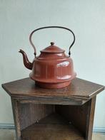Mooie bruinrode ketel - 32 cm hoog - ca 33 cm doorsnee, Antiek en Kunst, Antiek | Keukenbenodigdheden, Ophalen of Verzenden