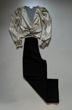 Cotton club top lange mouw goud zilver XS, Kleding | Dames, Blouses en Tunieken, Overige kleuren, Ophalen of Verzenden, Zo goed als nieuw