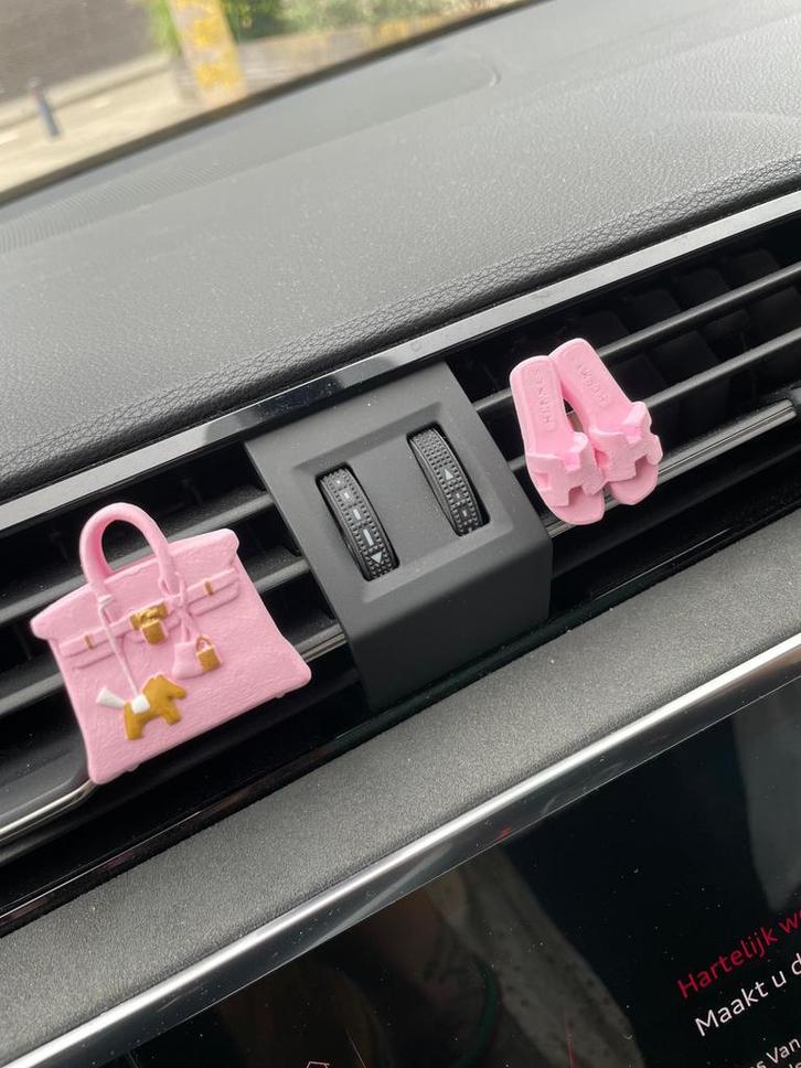 Auto parfum luchtverfrisser roze tasje en slipper, Auto diversen, Auto-accessoires, Nieuw, Ophalen of Verzenden