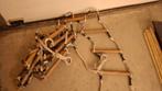Touwladder Rema 20 mtr, Doe-het-zelf en Verbouw, Ladders en Trappen, Ophalen, Zo goed als nieuw, 4 meter of meer