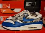 Atmos x Nike Air Max 1 We Love Nike - us 8.5 eur 42, Gedragen, Blauw, Ophalen of Verzenden, Sneakers of Gympen