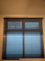 Zwarte houten jaloezieën 210 bij 210, Ophalen, 200 cm of meer, Zwart, Hout