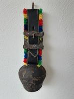 Oude Oostenrijkse Koebel met Lederen Riem, Antiek en Kunst, Ophalen of Verzenden