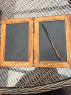 Antiek Leien Schoolschrift met Griffel, Antiek en Kunst, Ophalen of Verzenden, Overige thema's