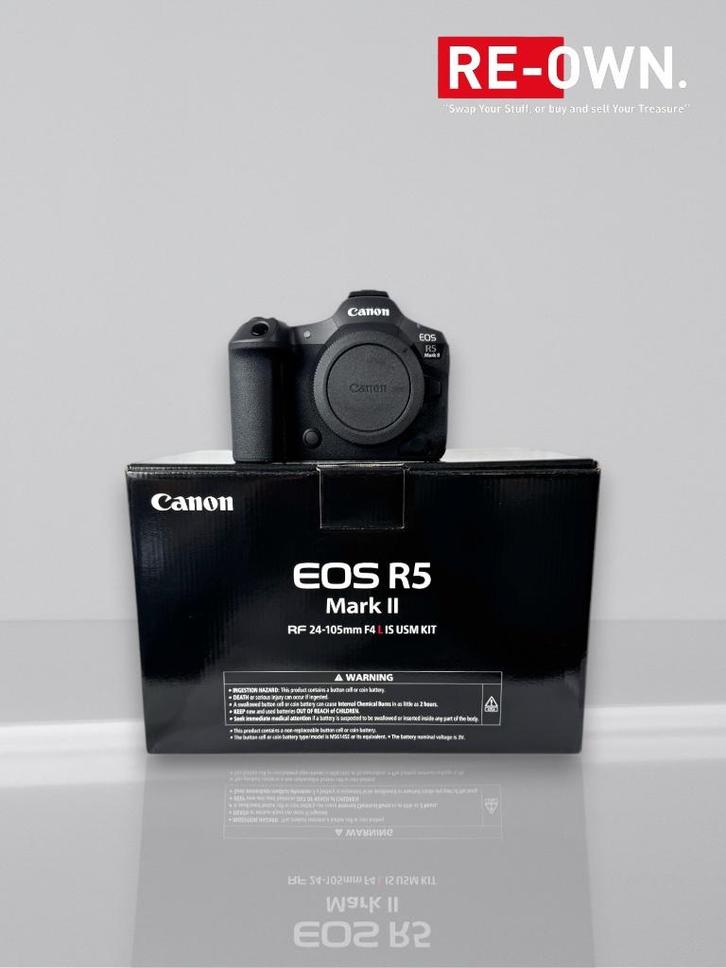 Canon R5 mark II (nieuw in doos+2 jaar garantie)BTW factuur, Audio, Tv en Foto, Fotocamera's Digitaal, Nieuw, Compact, Canon, Geen optische zoom