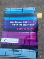 Grondslagen AO: Deel A, Algemene beginselen, Boeken, Ophalen of Verzenden, Beta, Zo goed als nieuw, HBO