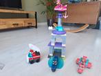 Megablocks Paw Patrol uitkijktoren en voertuigen, Ophalen of Verzenden, Zo goed als nieuw