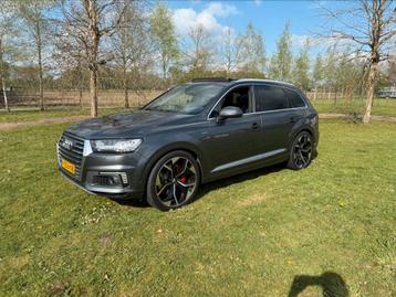 Audi Q7 3.0 TDI 374pk E-tron Quattro Tiptronic 2016 Grijs beschikbaar voor biedingen