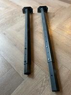 Verstelbare metalen tafelpoot, Huis en Inrichting, Tafelonderdelen, Tafelpoot, Minder dan 50 cm, Gebruikt, 50 tot 100 cm
