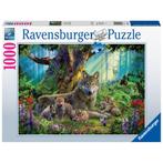 Ravensburger: Familie wolf in het bos 1000 stukjes, Ophalen of Verzenden, 500 t/m 1500 stukjes, Nieuw, Legpuzzel