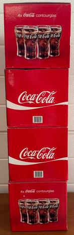 22 x cola glazen nieuw in doos, Diversen, Levensmiddelen, Ophalen of Verzenden
