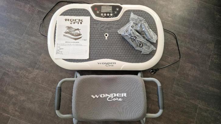 Trilplaat Wonder Core compleet, Sport en Fitness, Fitnessapparatuur, Gebruikt, Trilplaat, Armen, Benen, Borst, Buik, Rug, Overige materialen