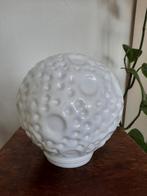 Vintage thabur lamp art deco wit glas, Huis en Inrichting, Lampen | Plafondlampen, Ophalen of Verzenden, Zo goed als nieuw, Glas