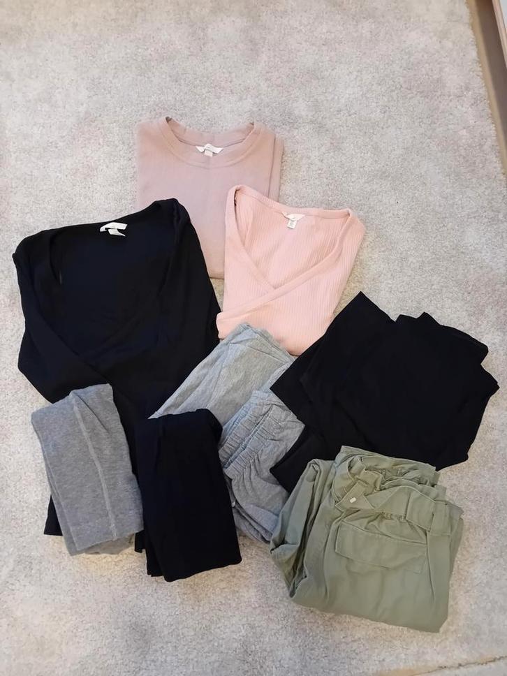 H&M Zwangerschapskleding pakket, maat S en M (en 2x L), Kleding | Dames, Dames-kledingpakketten, Gedragen, Maat 36 (S), Ophalen