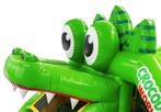 Te Huur: Krokodil Springkussen, Hobby en Vrije tijd, Feestartikelen | Verhuur, Ophalen, Zo goed als nieuw, Verjaardag