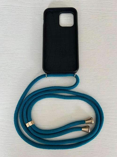 petrol blauw Sophisticated telefoonketting & hoesje HENDY, Telecommunicatie, Mobiele telefoons | Hoesjes en Frontjes | Apple iPhone