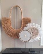 Ibiza chique set stro ketting en schelpenkettingen wit beige, Huis en Inrichting, Woonaccessoires | Overige, Nieuw, Ophalen of Verzenden