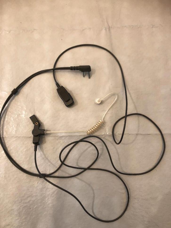 Motorola Airtube Headset MDPMLN4606, Computers en Software, Headsets, Gebruikt, In-ear, Bedraad, Ophalen of Verzenden