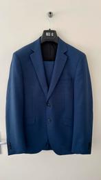 Recall heren pak pantalon en colbert blauw maat 48, Ophalen, Zo goed als nieuw, Maat 48/50 (M), Blauw