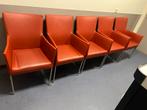 5 Bert Plantagie stoelen, Huis en Inrichting, Ophalen, Zo goed als nieuw, Rood