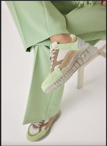 NIEUW Summum sneakers pastel groen en beige maat 40 beschikbaar voor biedingen
