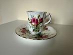 Hammersley Grandmother’s Rose kopje en schotel, Ophalen of Verzenden, Gebruikt, Porselein, Kop en/of schotel