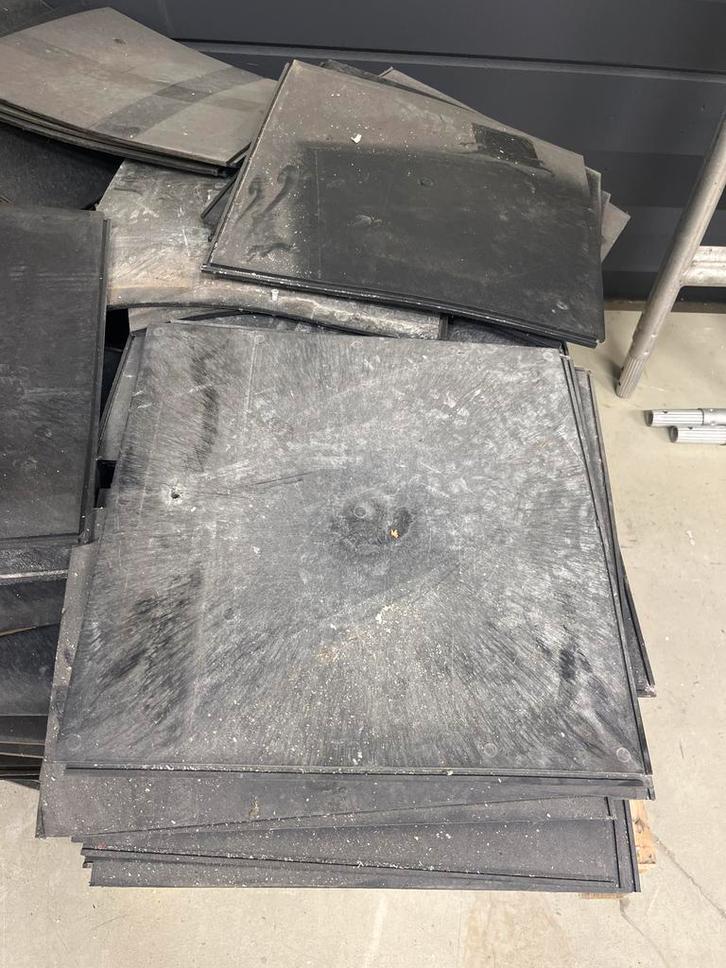 Gebruikte, Robuuste Vloertegels, Doe-het-zelf en Verbouw, Platen en Panelen, Gebruikt, Overige materialen, Minder dan 20 mm, Ophalen
