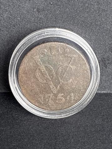 Zeldzame 1754 VOC Duit utrecht beschikbaar voor biedingen