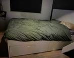 Ikea bed, Ophalen, Gebruikt, Wit, Tweepersoons