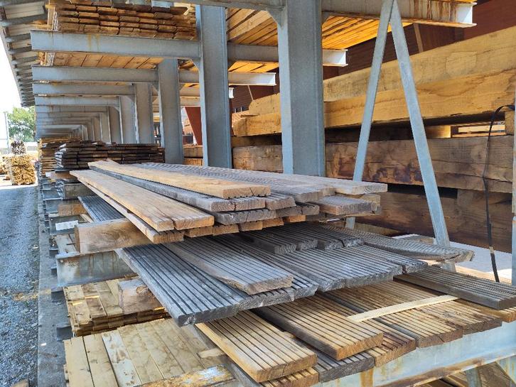 Kastanje vlonderplanken, Tuin en Terras, Palen, Balken en Planken, Nieuw, Planken, 250 cm of meer, Ophalen