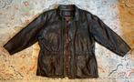 Vintage 90s Echte Leren Pelsman Jas, Zwart, Ophalen of Verzenden, Zo goed als nieuw, Maat 56/58 (XL)