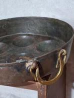 Oude antieke evenveeltjespan pan koper eieren poffertjespan, Ophalen of Verzenden