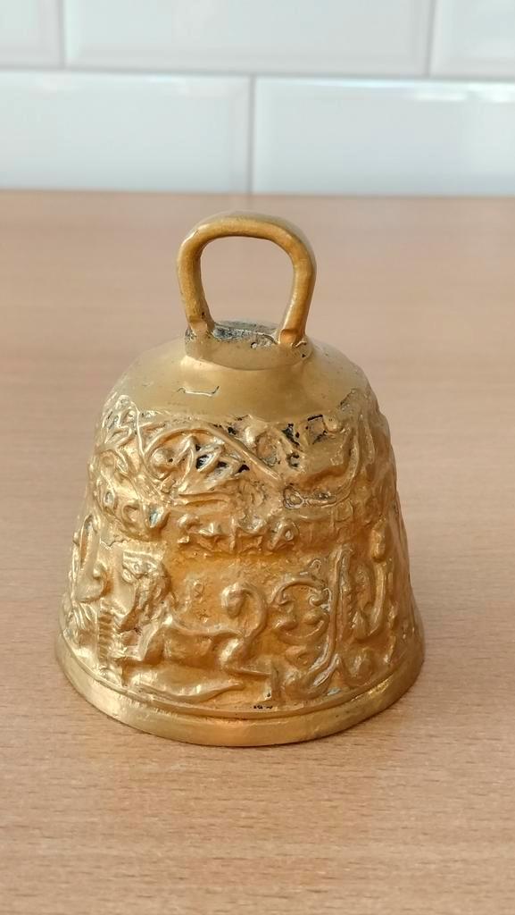 Oude bronzen Apostel bel, Antiek en Kunst, Antiek | Woonaccessoires, Ophalen of Verzenden