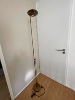 Mooie vloerlamp, messing en melkglas, Huis en Inrichting, Lampen | Vloerlampen, Ophalen, Zo goed als nieuw, Metaal, 150 tot 200 cm