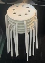 stapelbare krukjes - wit - 6 stuks, Ophalen, Gebruikt, Overige materialen